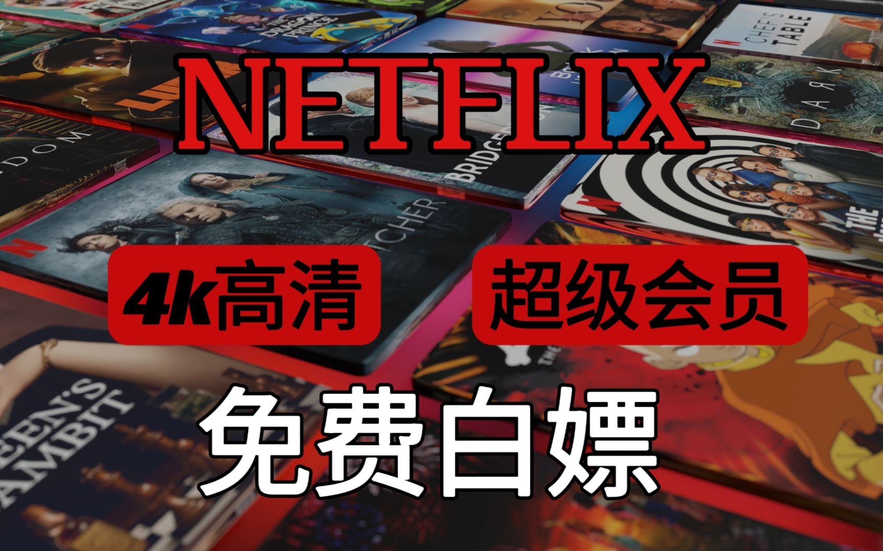 【11月15號】奈飛netflix免費使用.教程 直接.分享賬號.白嫖.看國外.