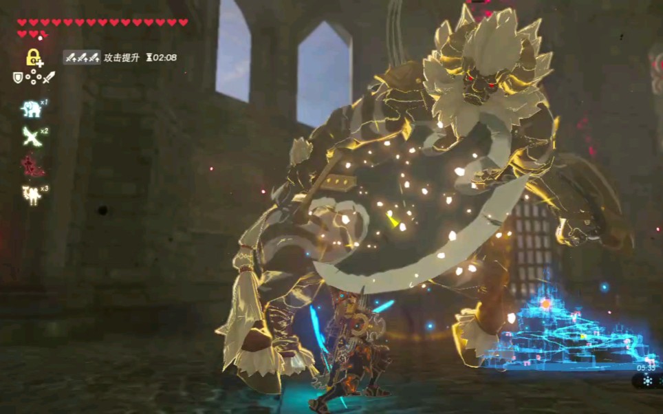 塞尔达传说荒野之息 海拉鲁城堡的人马爆装备吗?读档十次测试!