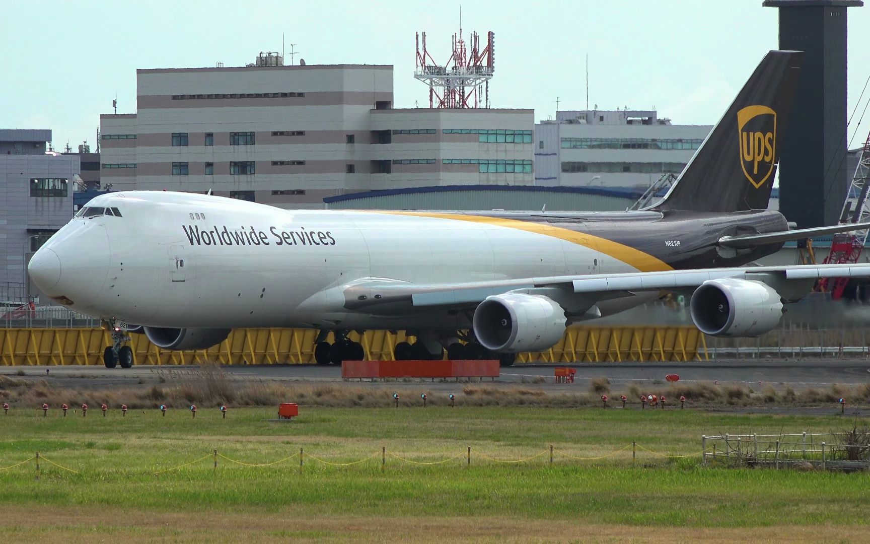 ups 747-8f n621up|成田空港|4k