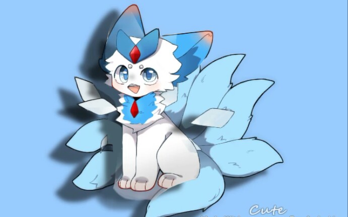 【兽设】这么可爱的会动的九尾不来看看吗qwq