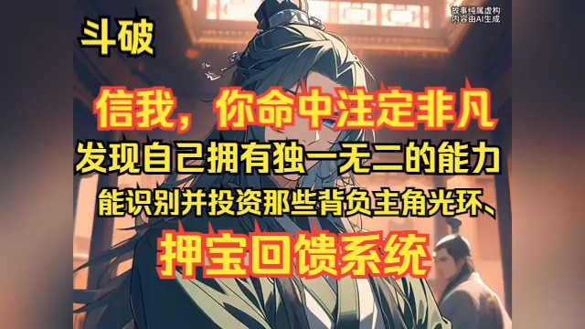 《信我,你命中注定非凡》首274回揭示了一个颠扑不破的真理:“每个天命主角的崛起,皆是历史洪流的选择,好运连连,任谁也无法阻挡.”叶楚意外踏...