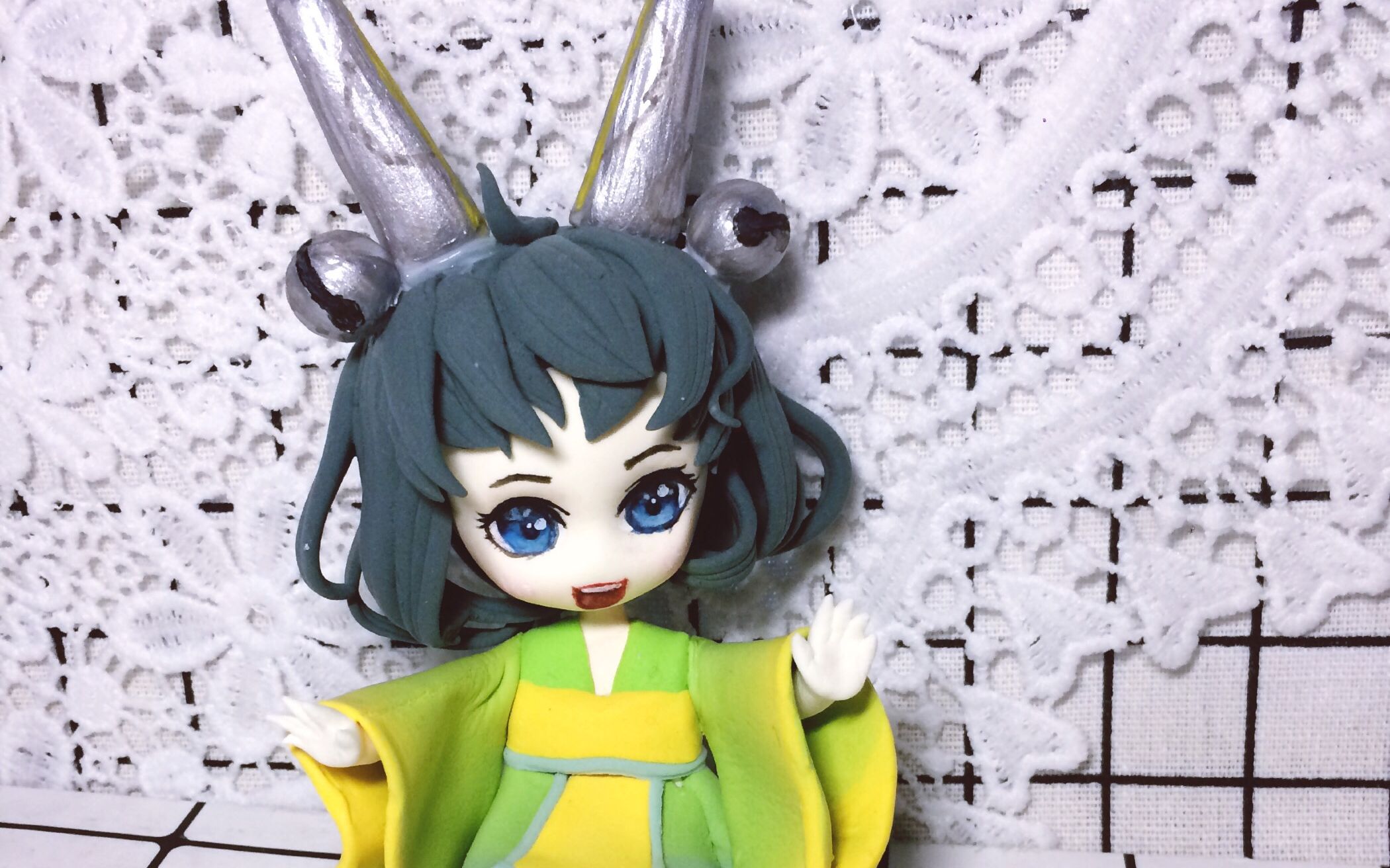 【黏土】轻土王者荣耀蔡文姬_哔哩哔哩 (゜-゜)つロ 干杯~-bilibili