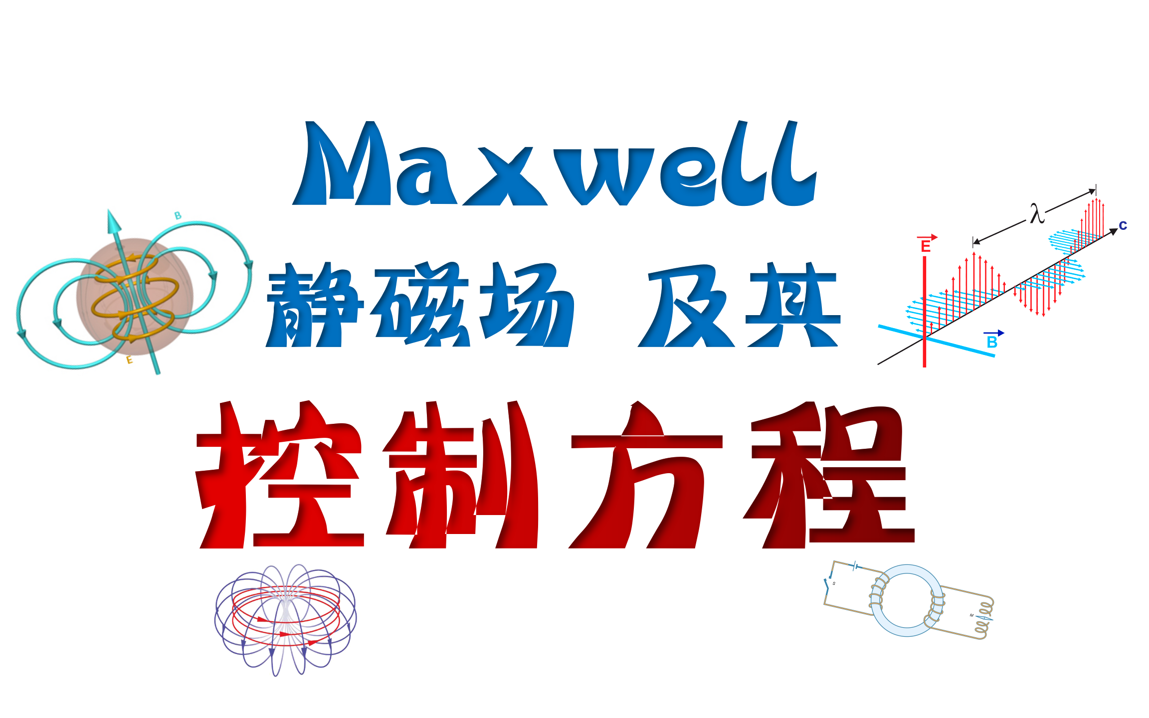 [图]认识Ansys maxwell 的静磁场和控制方程【搞仿真的晴儿】