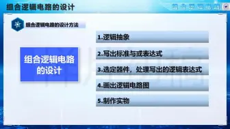 下载视频: 组合逻辑电路的设计实例（一）