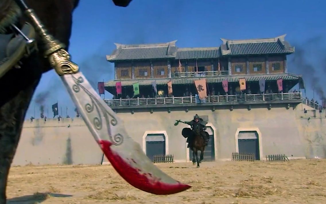 超清4k60帧新三国 华雄连斩袁绍两员上将,关羽怒战提华雄头颅而归.