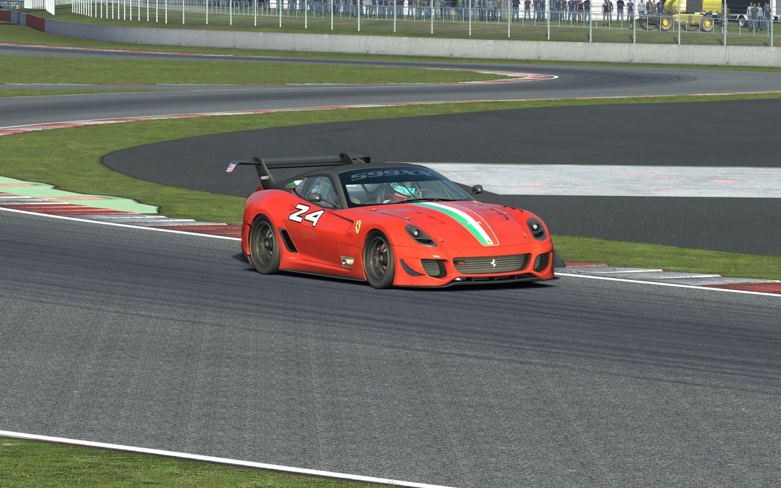 c菜鸡刷圈--银石】ferrari 599xx evo--2.03.708