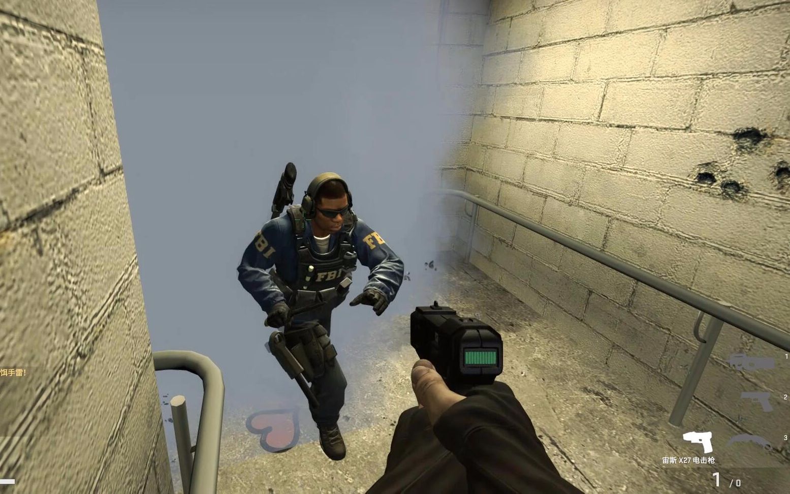 csgo:不怕老六会绕后,就怕老六起电枪