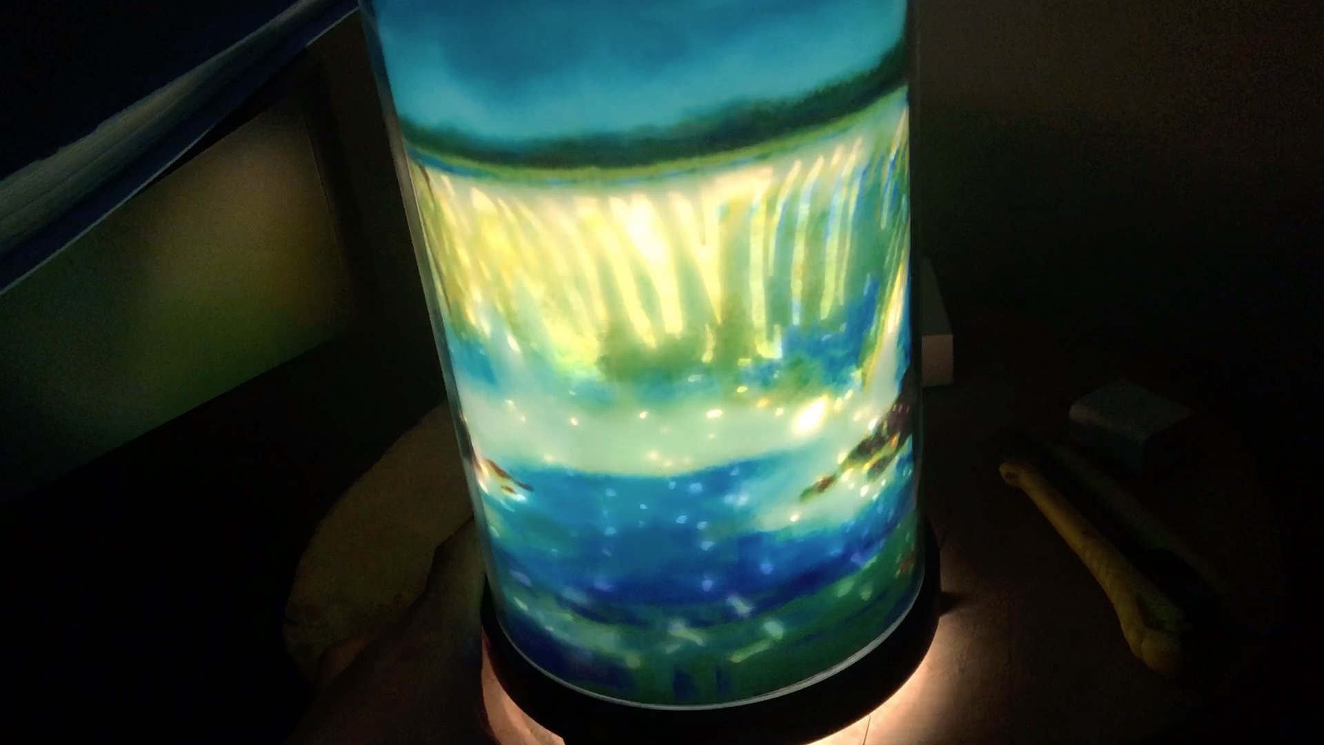 手工自制春光乍泄走马灯春光乍泄瀑布灯何宝荣黎耀辉同款你们觉得还原