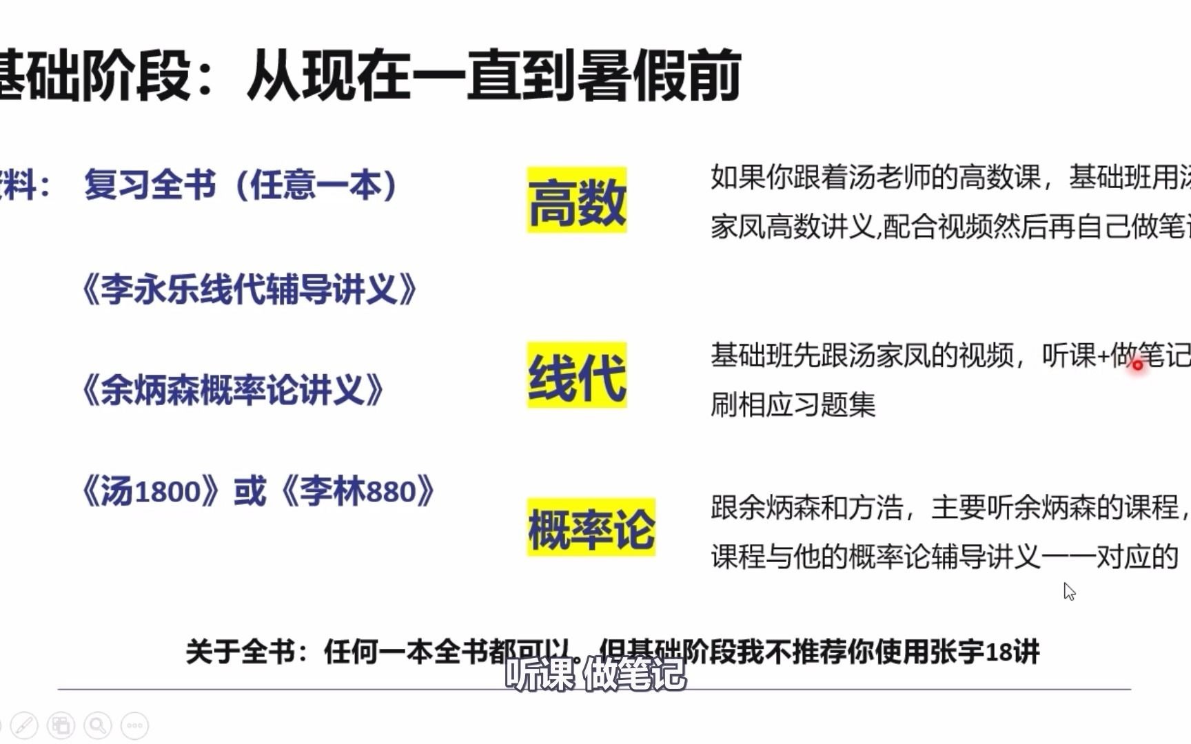 [图]22考研数学第一轮怎么准备？