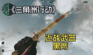 Download Video: 【三角洲行动】可以和APEX传家宝一样转刀（伪）的平民近战武器 黑鹰 皮肤展示，没有赤枭来看看这个