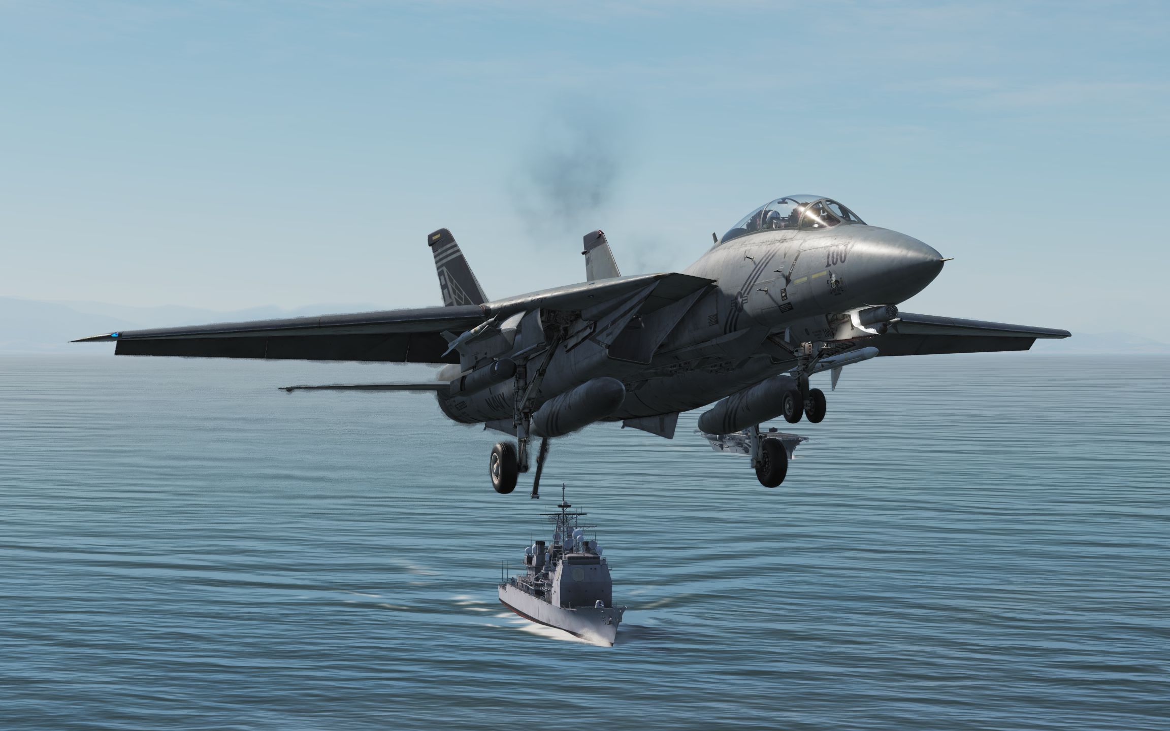 【dcs world】你们以为,航降很简单吗(航降失误剪辑)