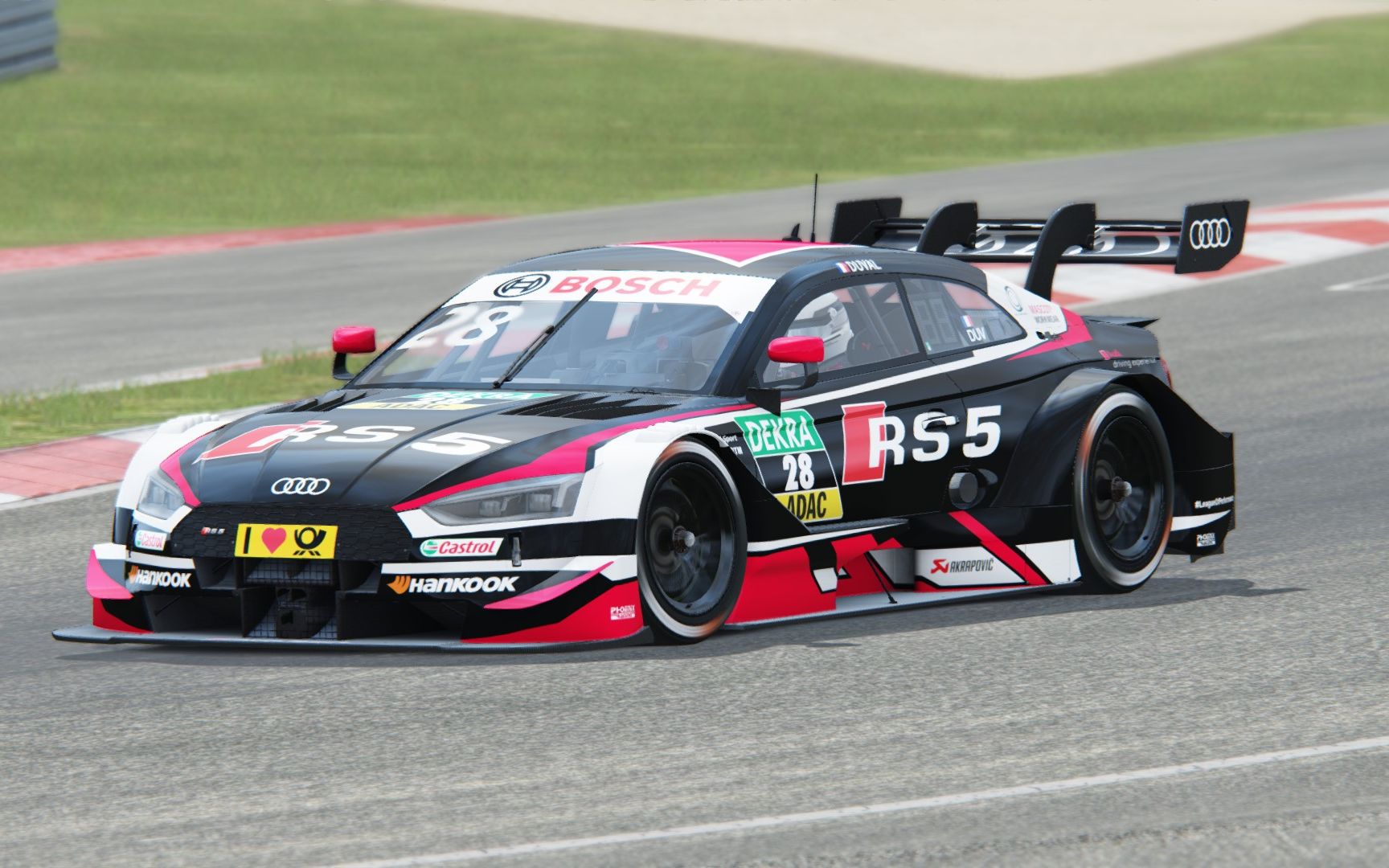 神力科莎奥迪rs5dtm纽博格林gt