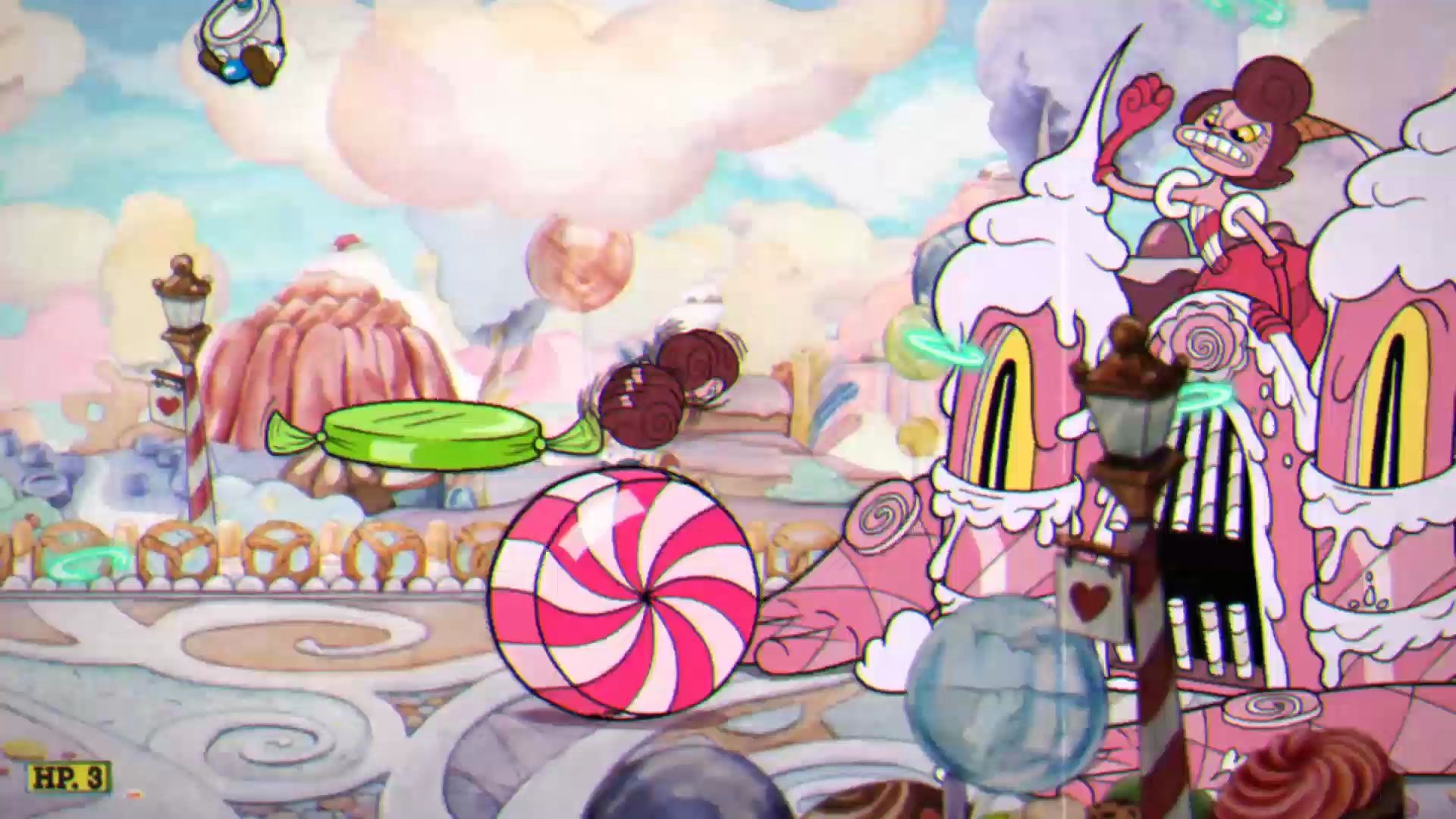 茶杯头:专家难度糖果女王,它的头像皮球_哔哩哔哩_bilibili