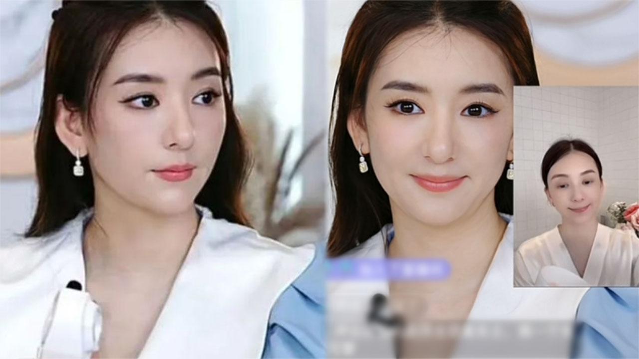 "天王嫂"方媛首直播带货,鼻子歪斜严重疑整容,撞脸黄奕赵丽颖