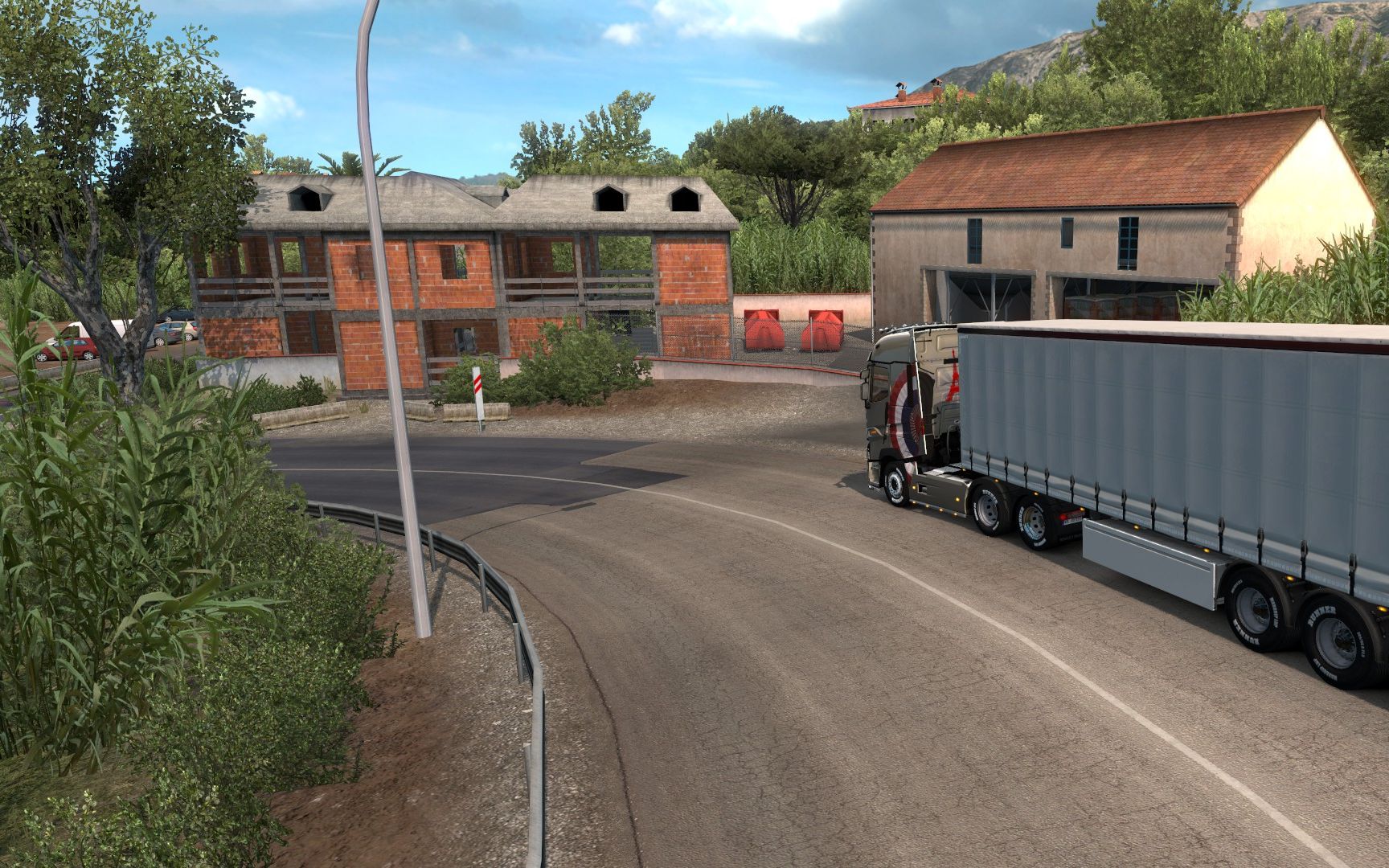 欧卡2矿山雷诺tpromods山路