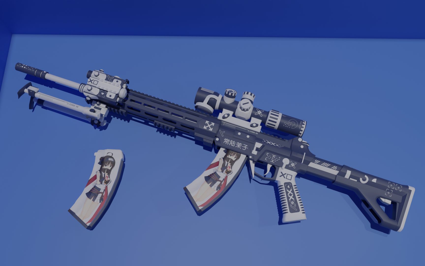 qbu-191 国产精确射手步枪(茉子 印花)替换30连