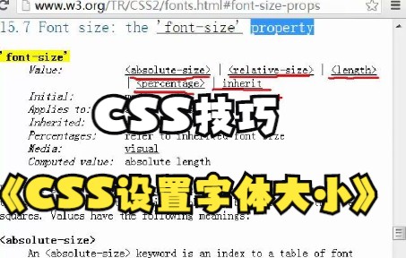 【CSS技巧】CSS如何设置字体大小,希望能够帮到你!哔哩哔哩bilibili