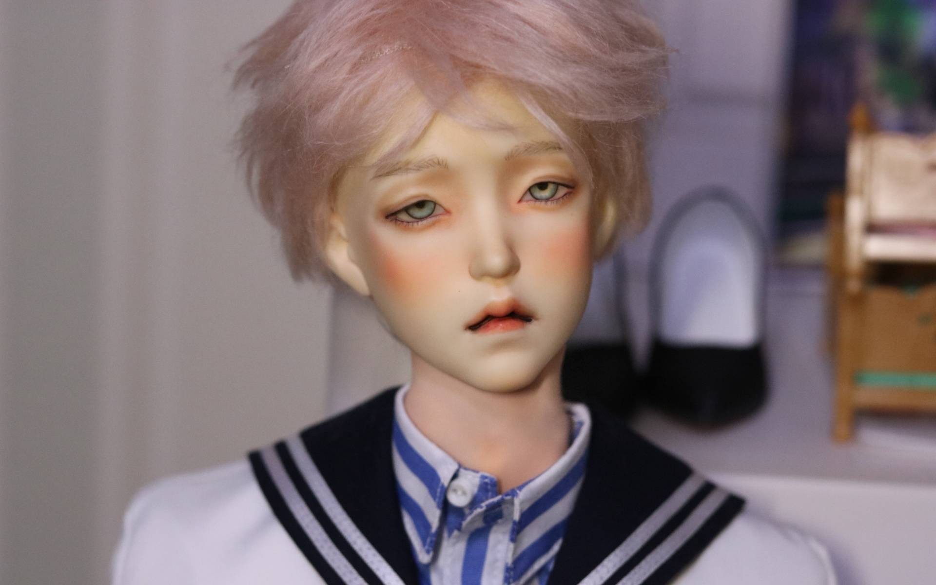 【bjd】一个三分少年头的开箱视频_哔哩哔哩 (゜-゜)つロ 干杯~-bili