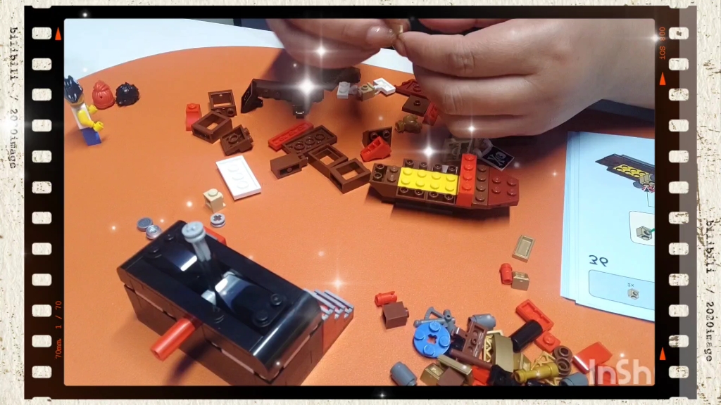 乐高拼装 #乐高新品 #海盗船摇摇车 #第一次拼乐高