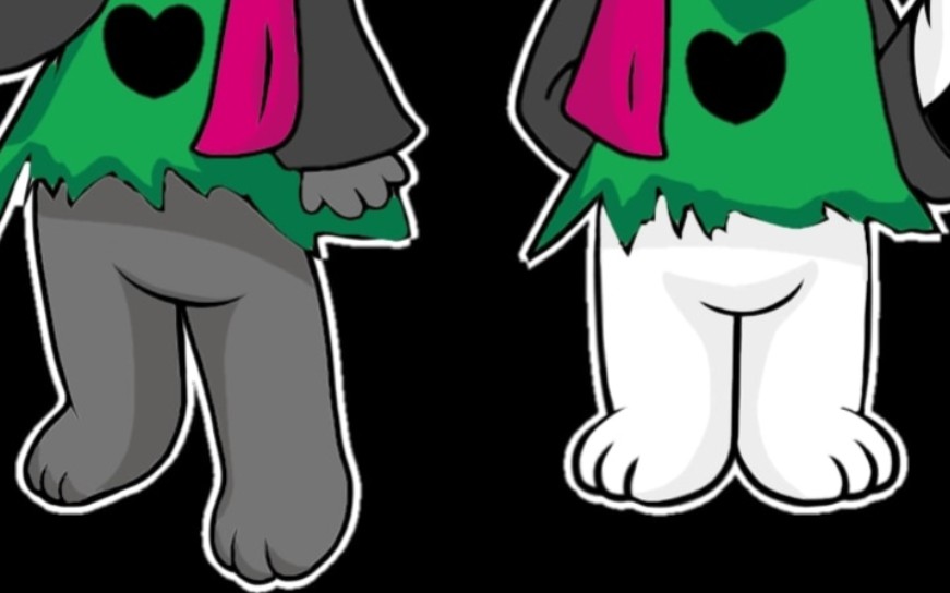 反正我画的ralsei衣服都是破的