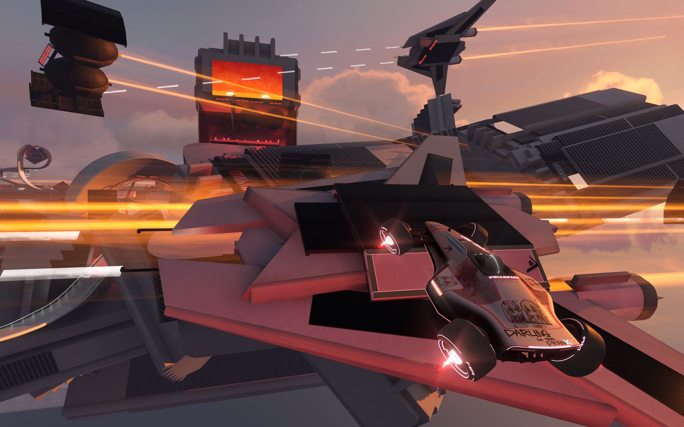 【赛道狂飙】trackmania2020星球大战场景全速图_哔哩哔哩_bilibili