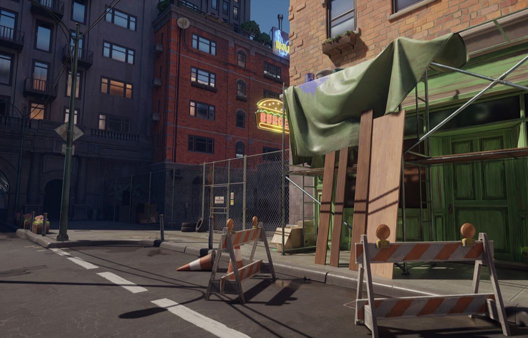 【maya场景建模】大型街道场景模型制作,适合新手入门的简单建模案例