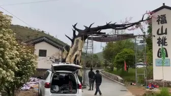 【舜泰景观】假树大门制作，水泥假山制作，大型假山制作公司