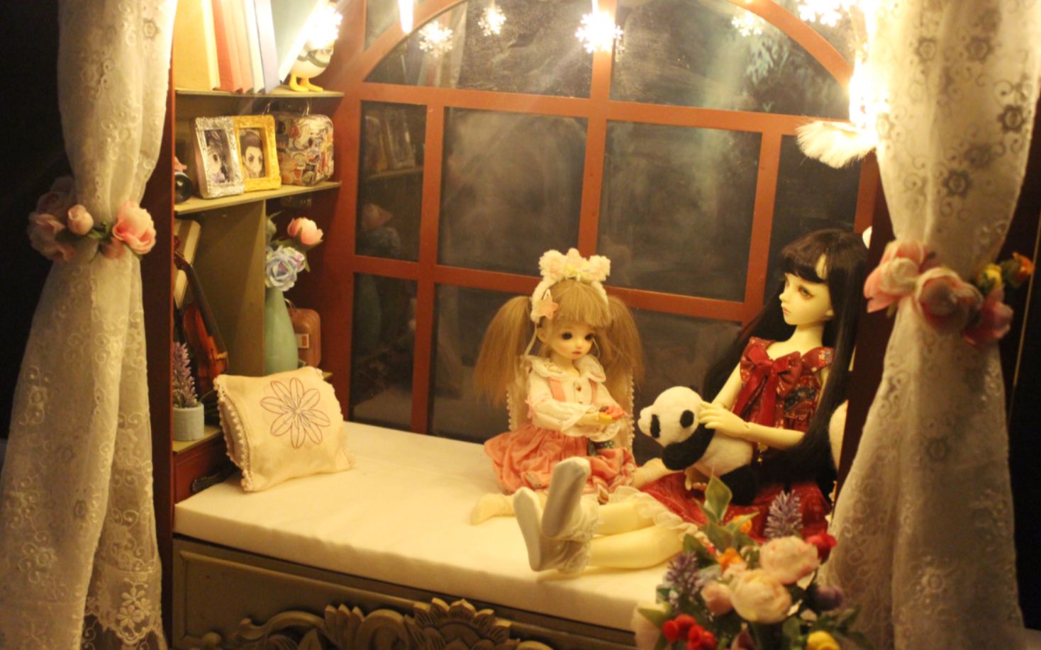 【BJD】娃屋飘窗背景板制作哔哩哔哩bilibili