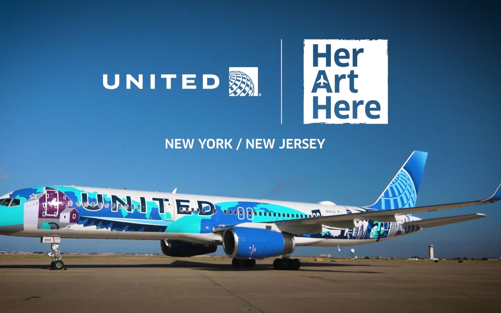 【youtube】联合航空-制作纽约/新泽西州特色涂装波音757_哔哩哔哩