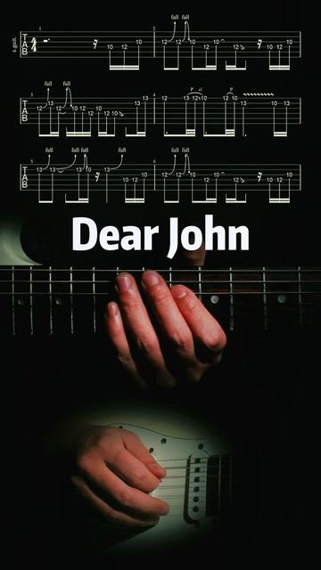 dearjohn间奏solo图片