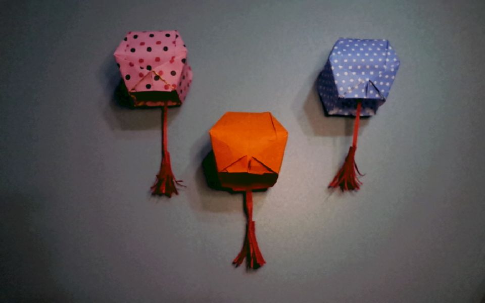 折纸祈福小天灯