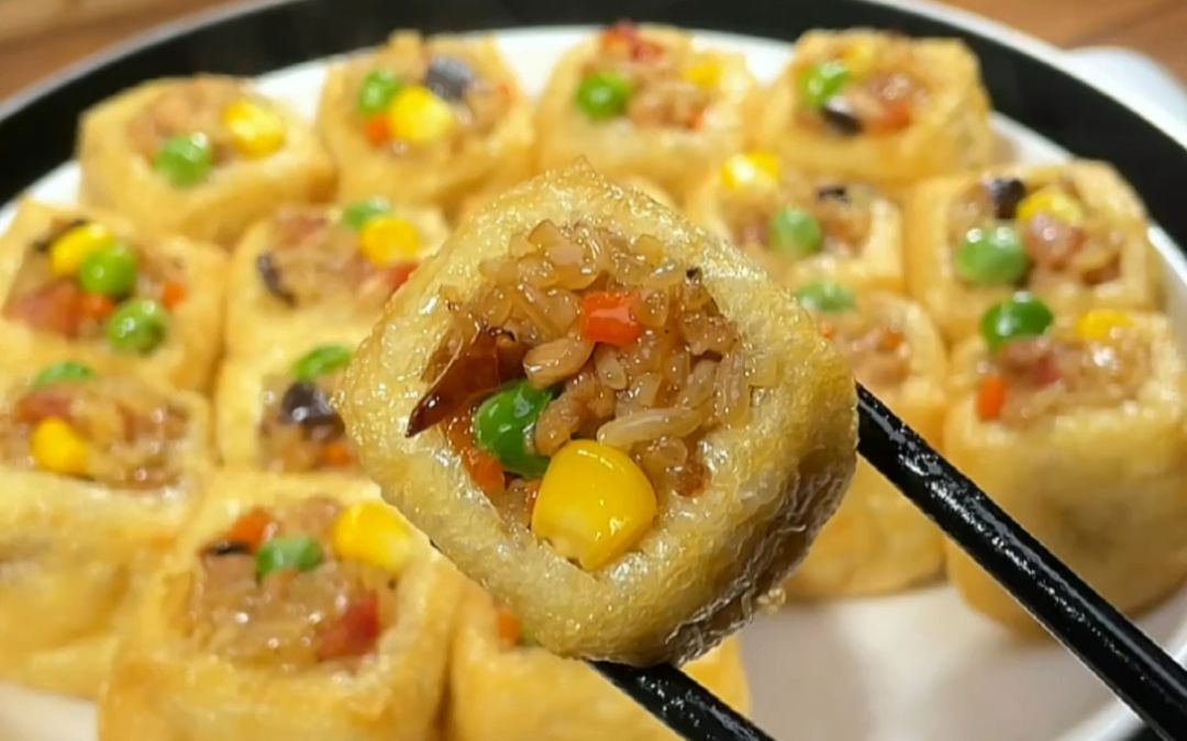 糯米饭酿豆腐
