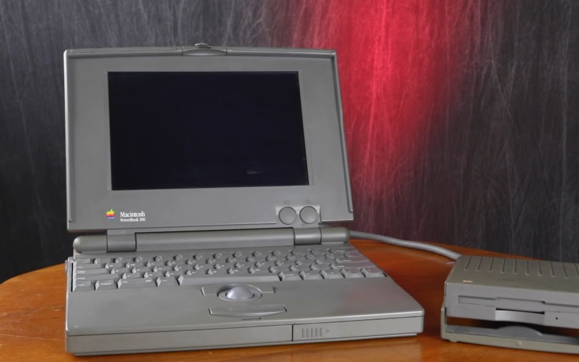 苹果powerbook系列的第一款笔记本电脑,1991年的古董艺术品(一)apple
