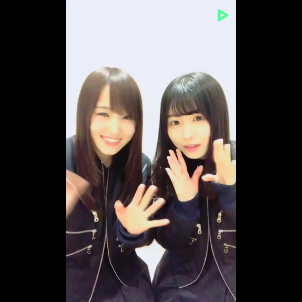 欅坂46】 菅井友香・長濱ねる初の２ショットLINE LIVE 2018年03月31日 