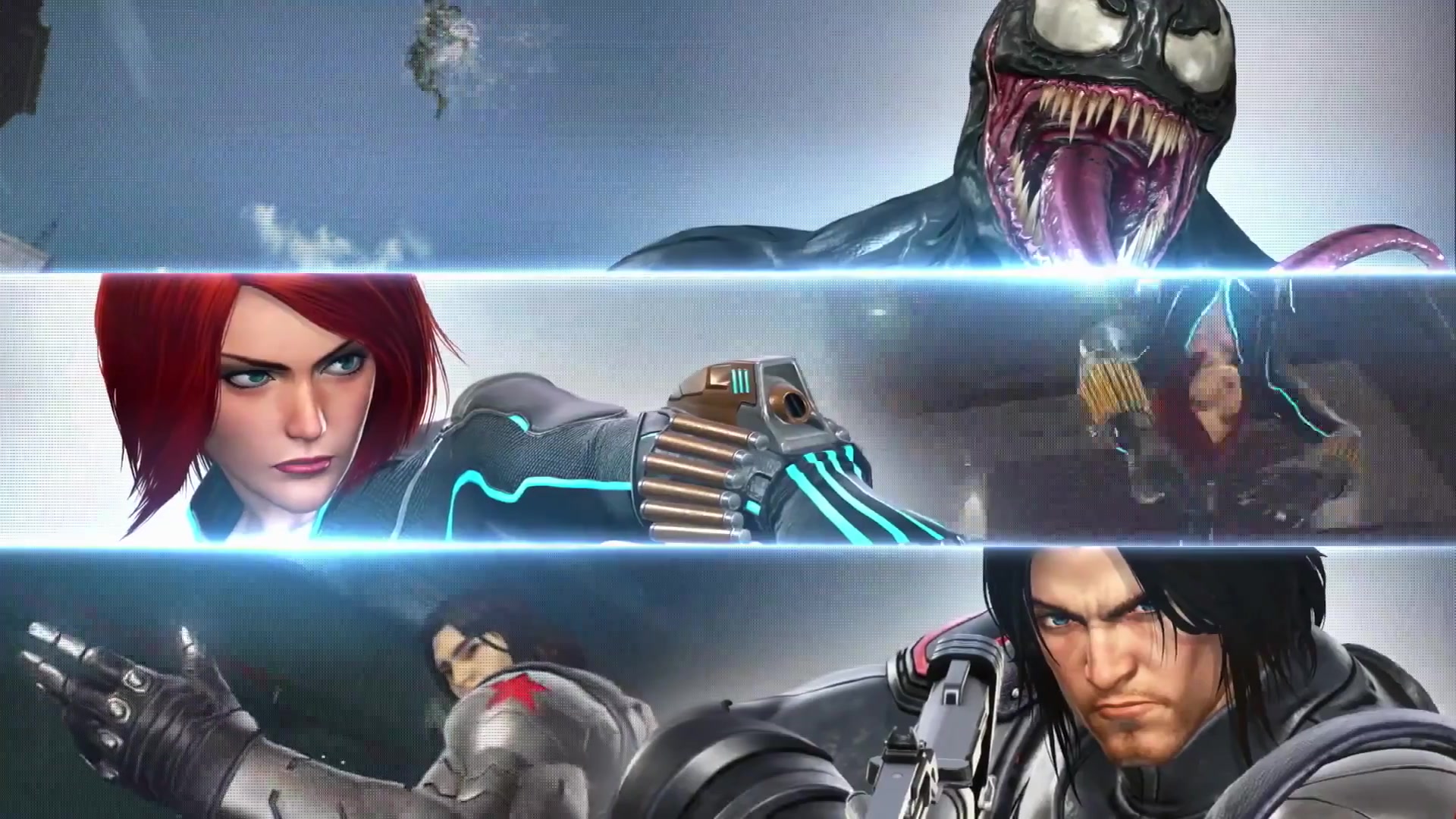 《漫威大战卡普空:无限》新角色冬兵,黑寡妇,毒液实机演示预告