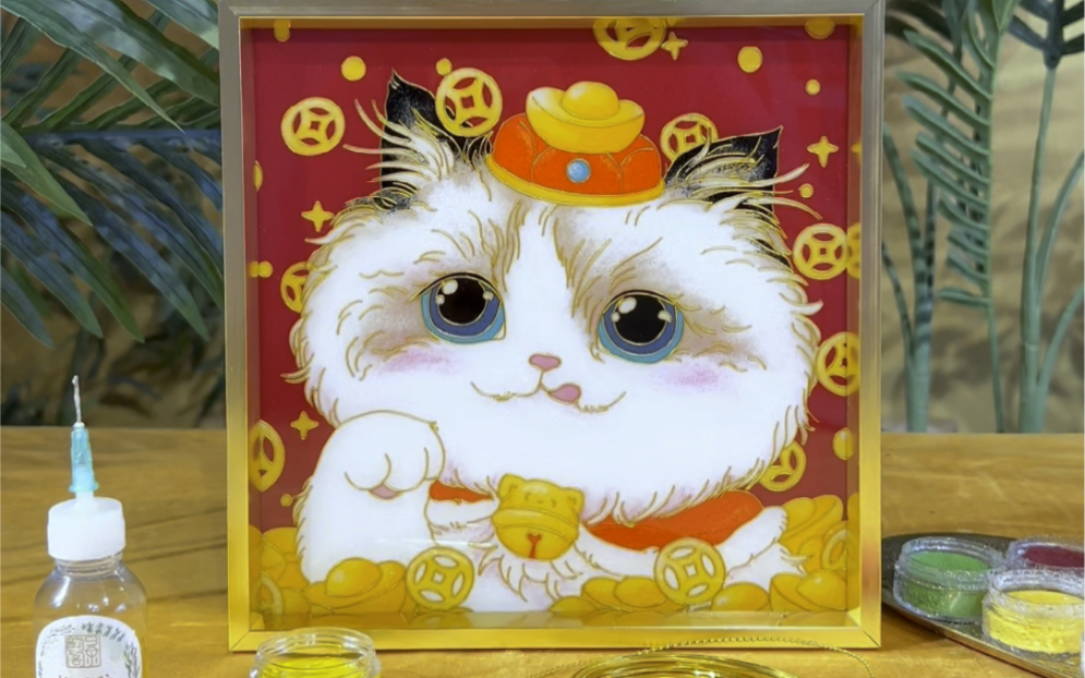 一个自己专属的礼物【景韵阁掐丝珐琅画】带你从零开始体验一项新工艺