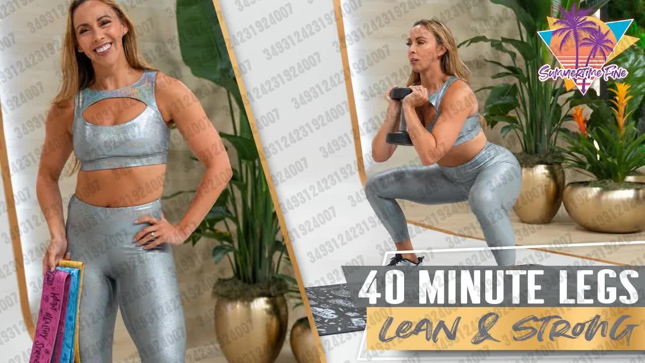 05 【sydney cummings houdyshell】在家*低影响*瘦强健的腿部锻炼