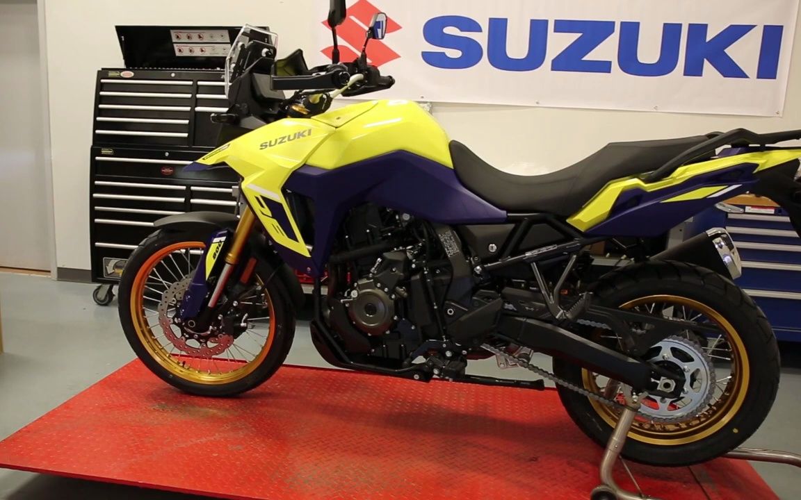 英国铃木vstrom 800de dl800de 开箱声音展示