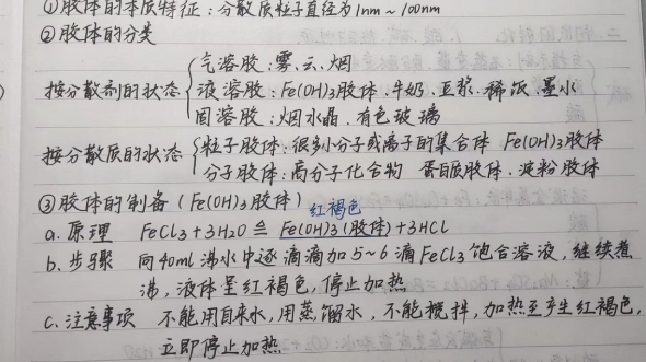 高中化学必修一第一章第一节物质的分类及转化详细笔记分享哔哩哔哩bilibili