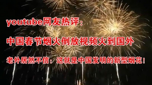 Youtube网友看中国烟花艺术 赞叹道这是一场极品视觉盛宴 哔哩哔哩 つロ干杯 Bilibili