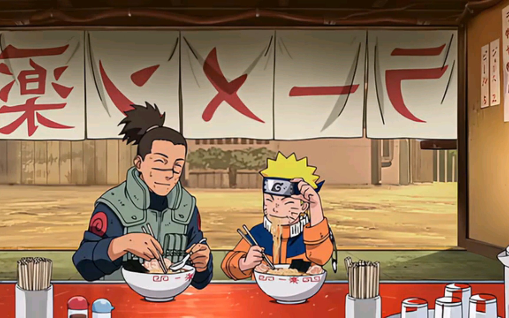 火影忍者疾风传.(虹之空)片尾曲倒放版.