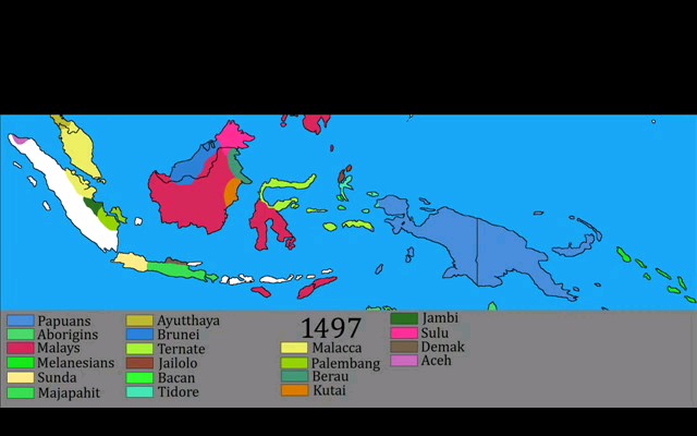 【历史地图】印度尼西亚历史哔哩哔哩bilibili