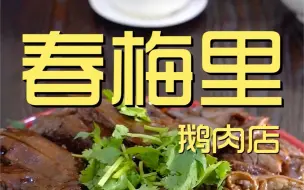 Télécharger la video: 春梅里鹅肉店  厨子探店¥254