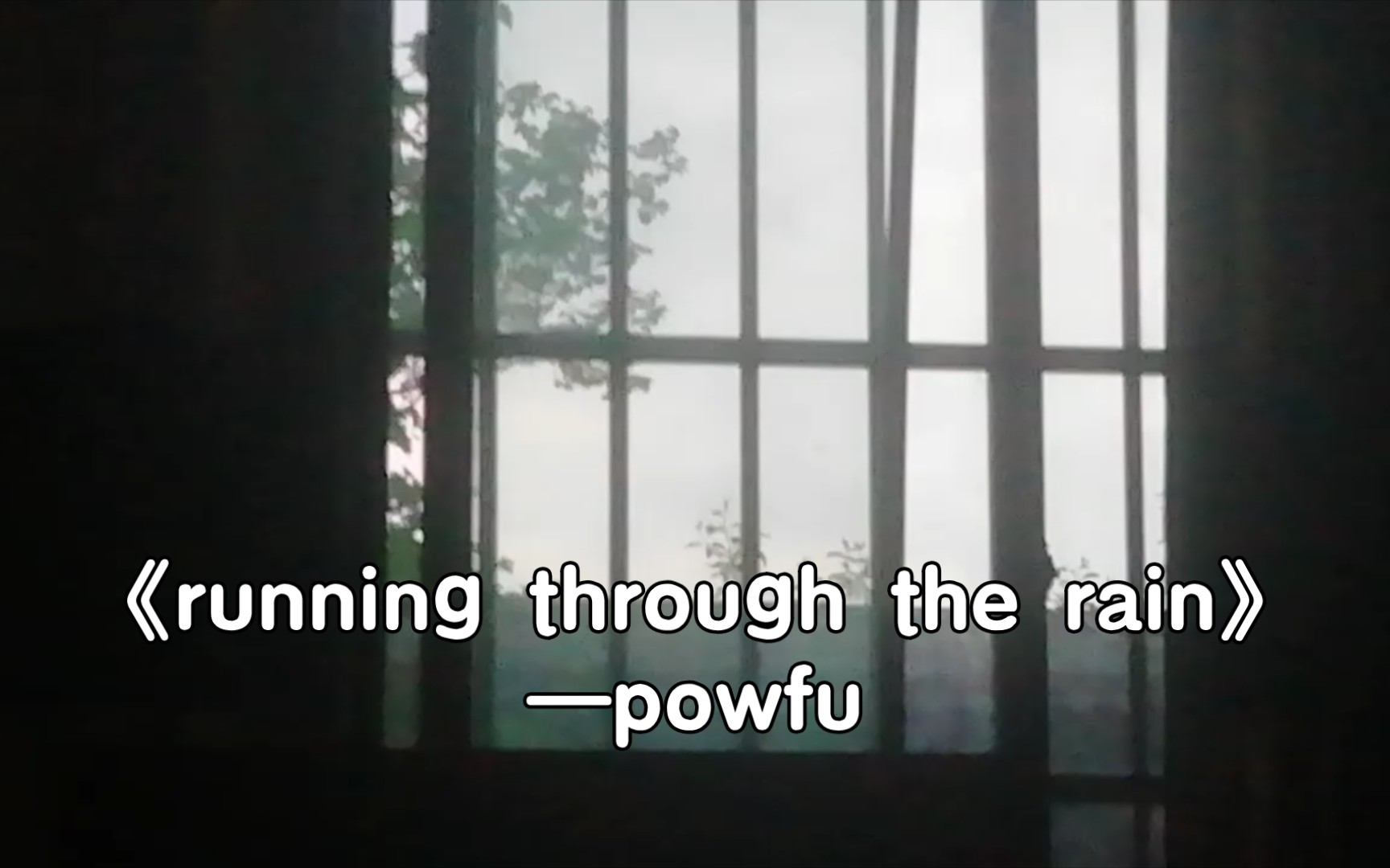 [图]《running through the rain》 —Powfu