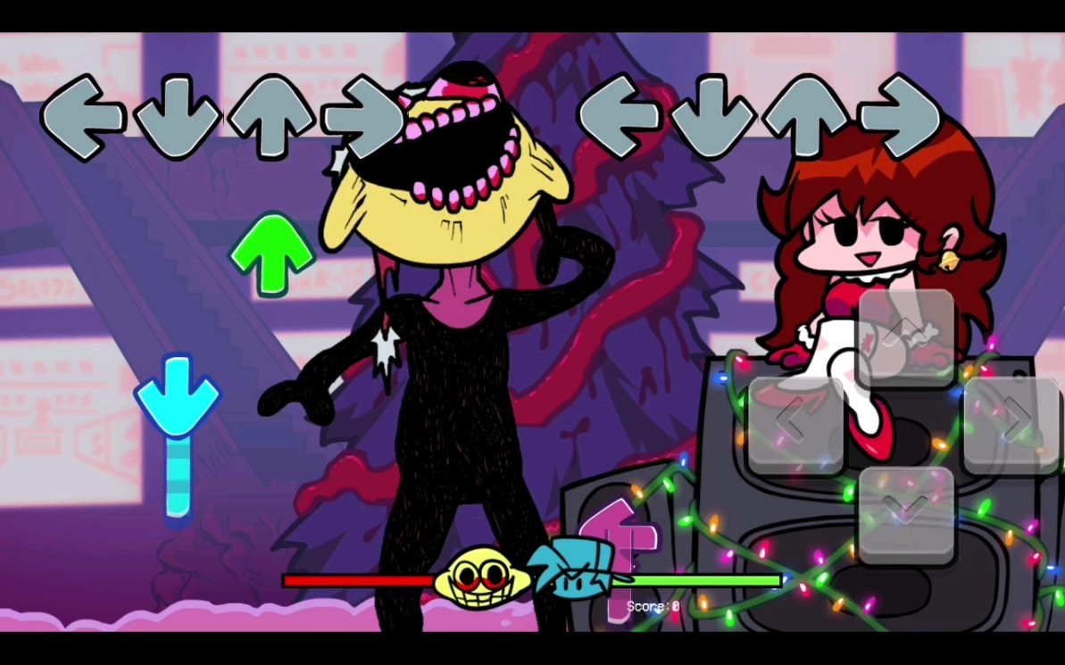 fnf黑色星期五第五关柠檬精一点精污感觉不大恐怖唱歌感觉挺好听的艹