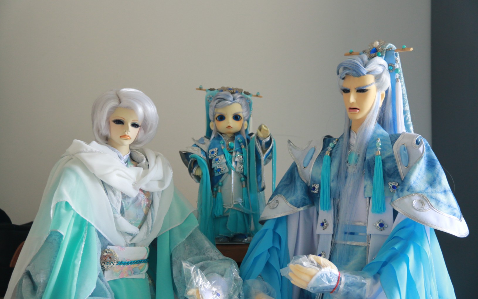 金光布袋戏杏花君大偶官偶开箱