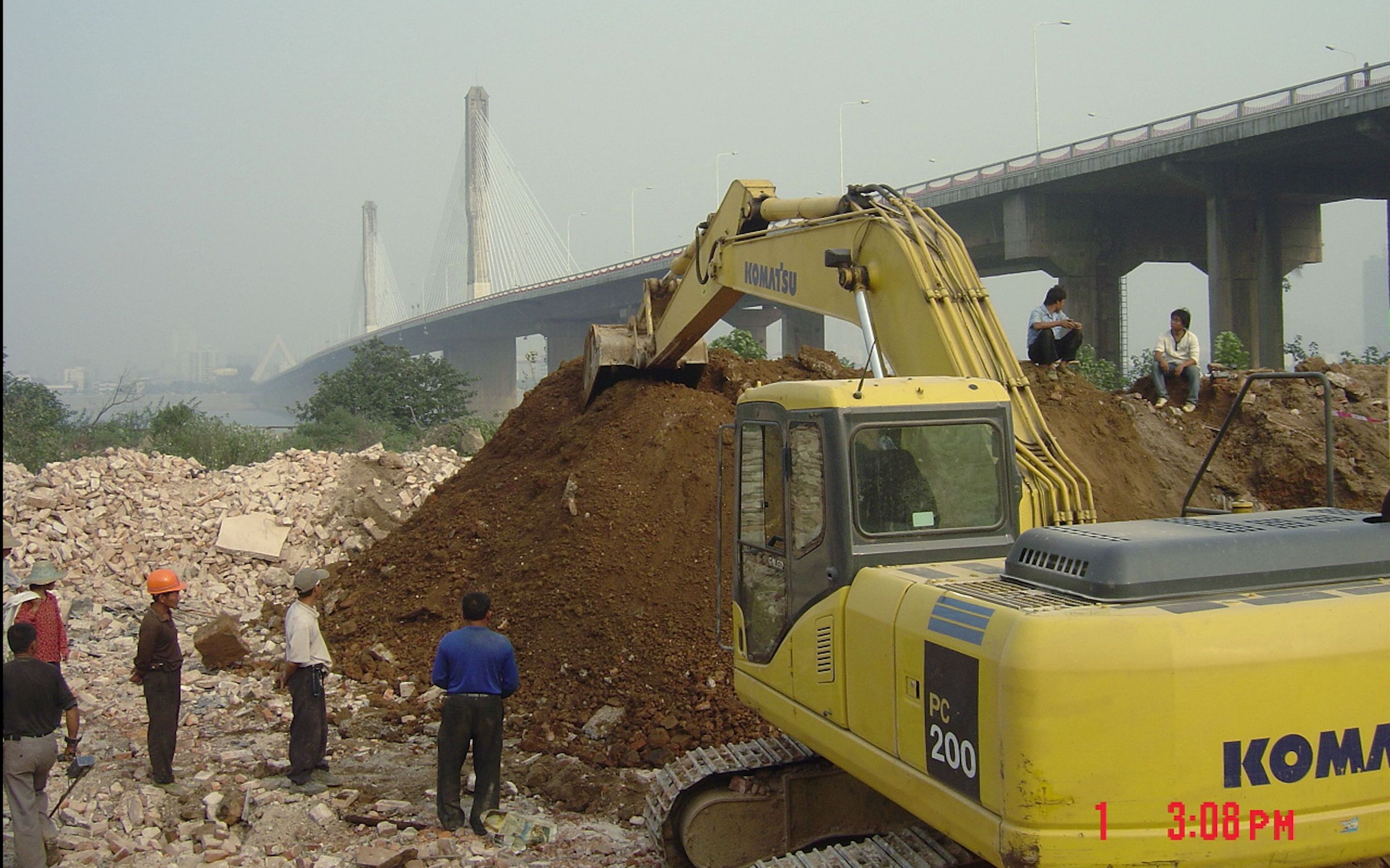 2007年 长沙潇湘大道建设施工现场存照哔哩哔哩bilibili