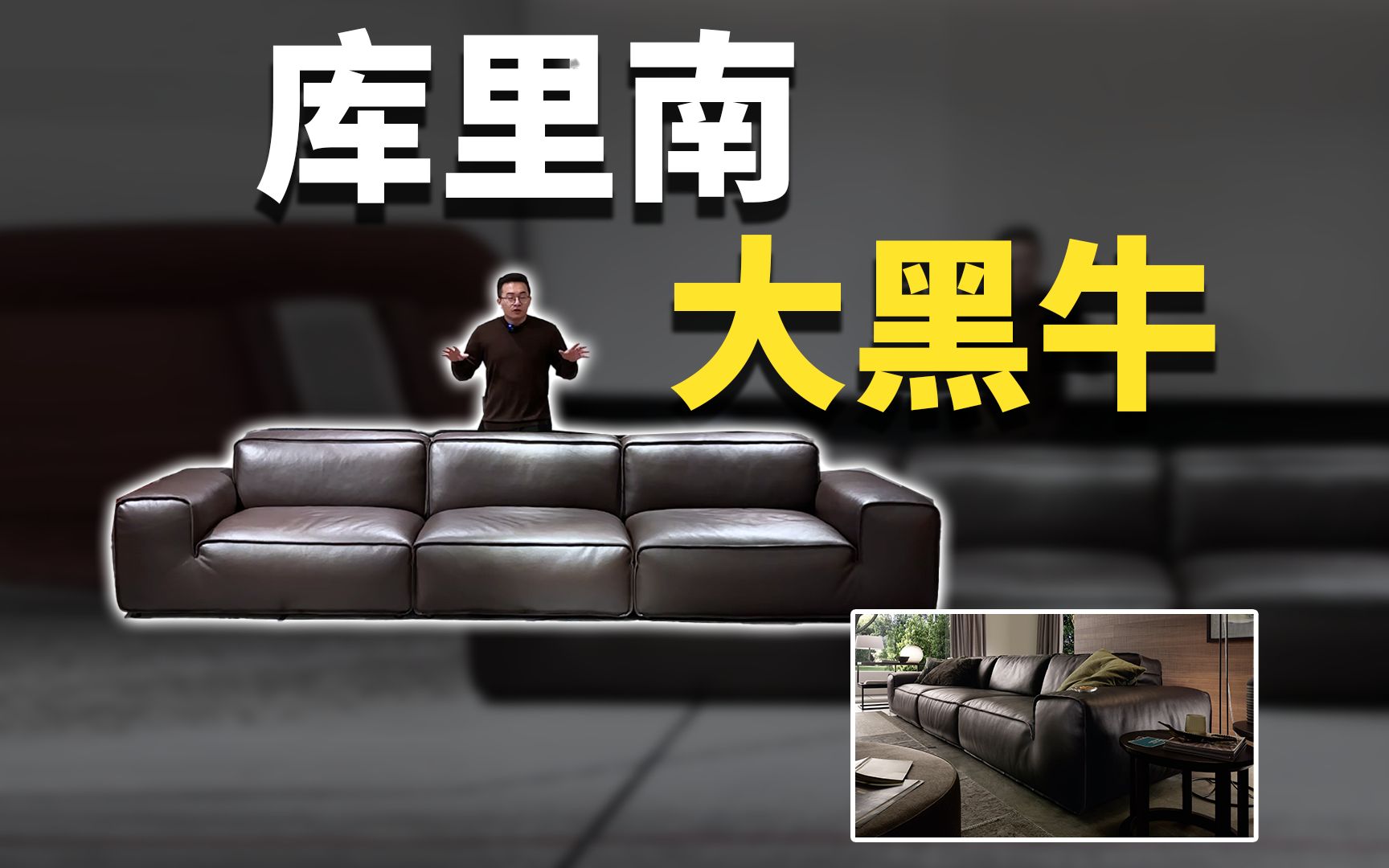堪称沙发界的"酷里南"大黑牛沙发