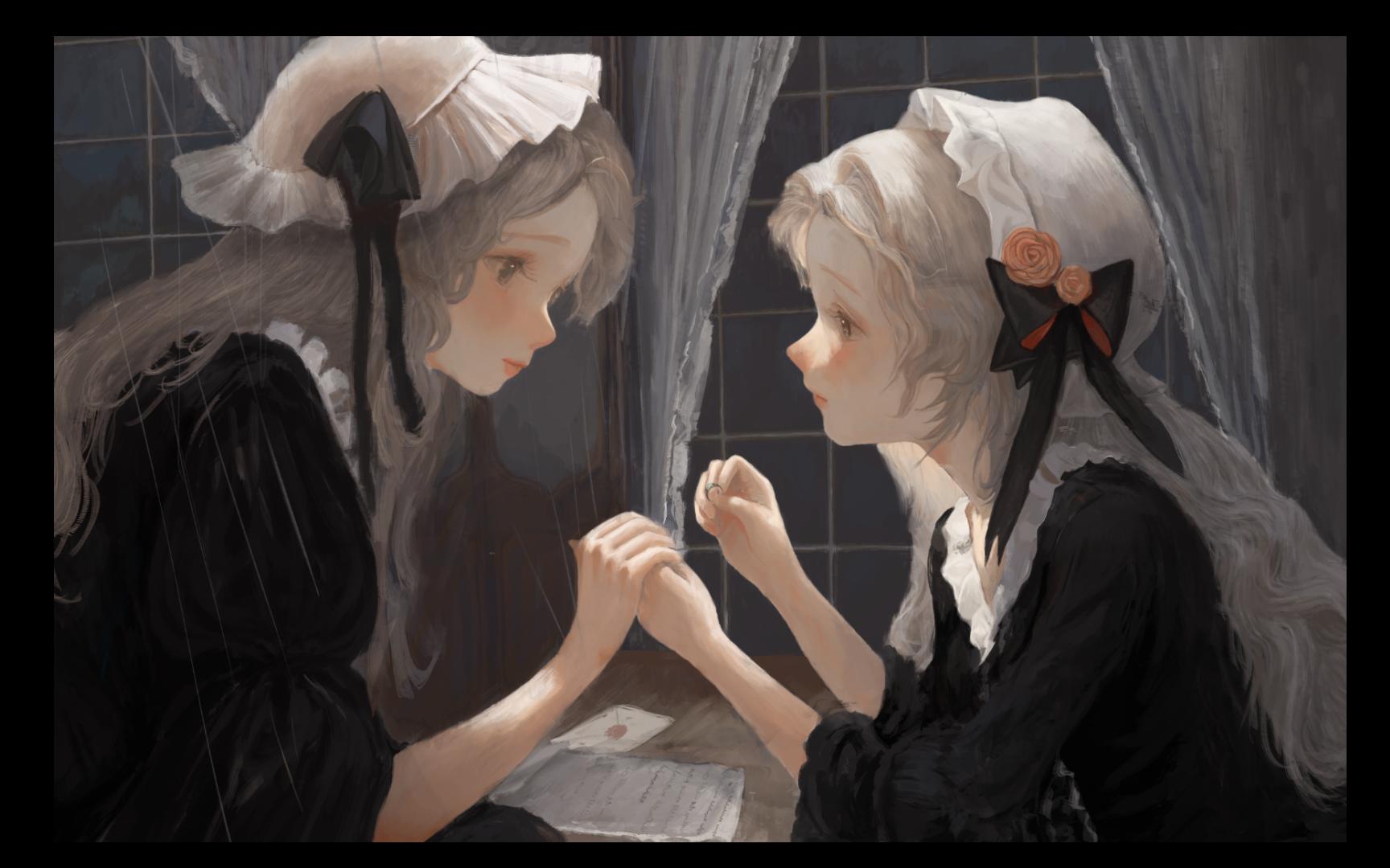 绘画过程《傀儡师》