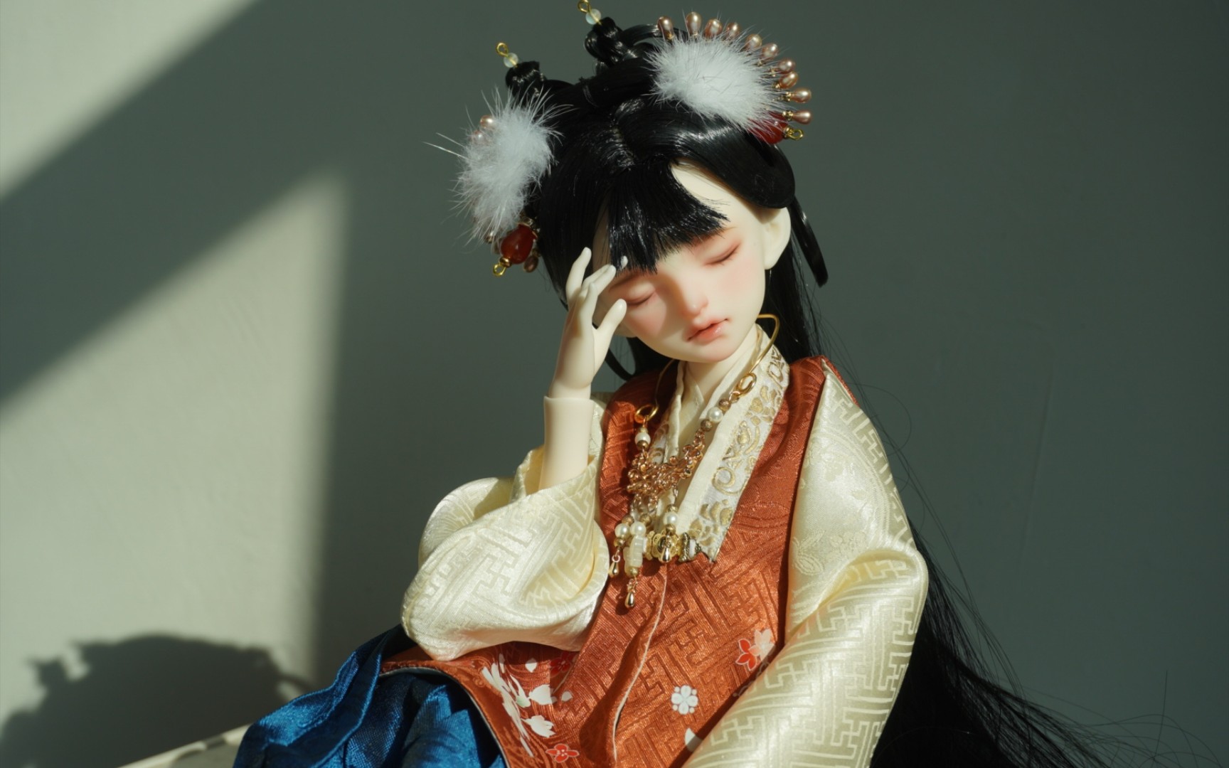 【bjd外拍】新年款汉服～新年快乐兔年大吉( 00000207 66